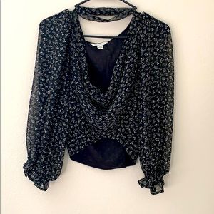 American Eagle wrap shirt